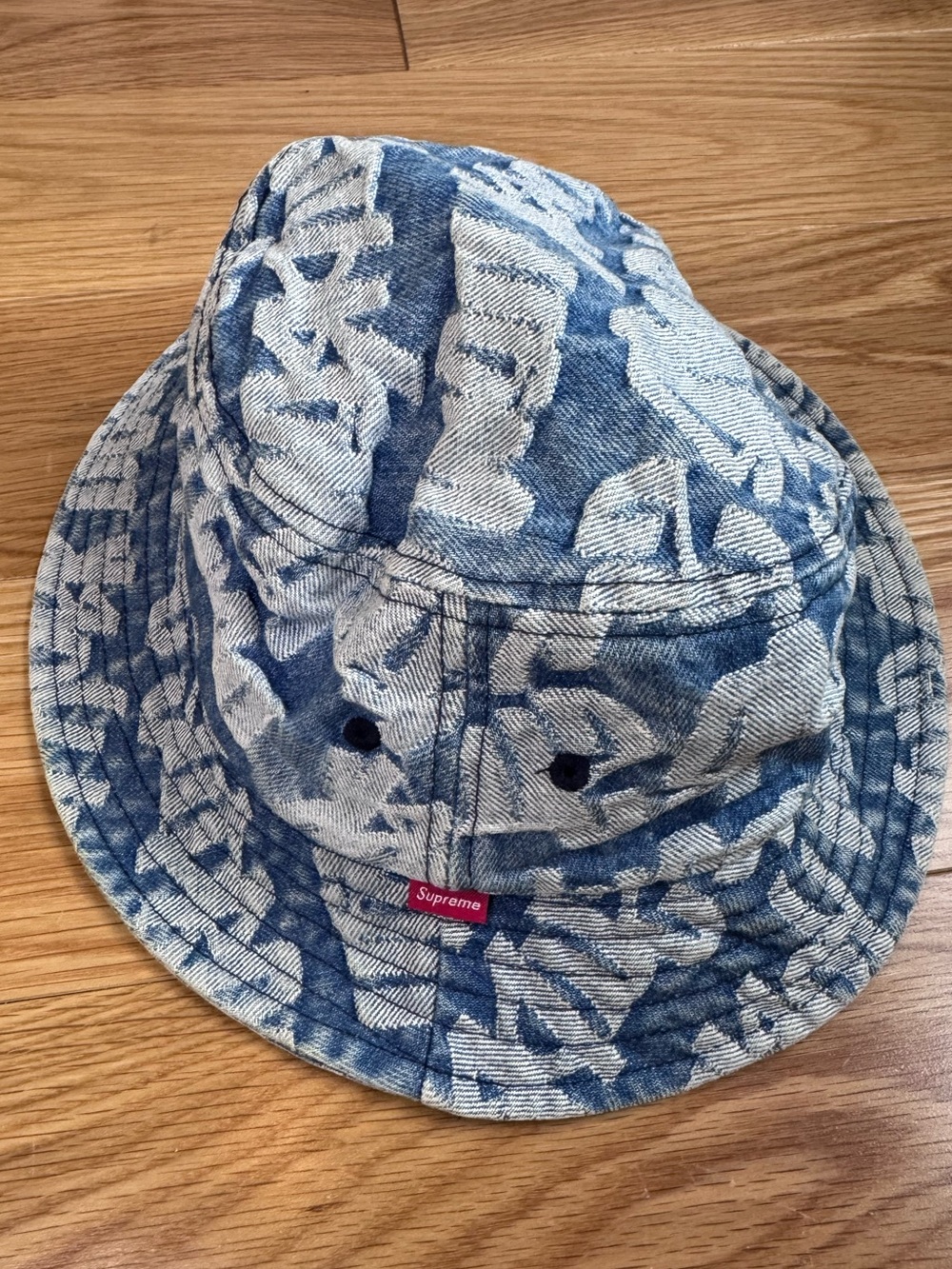 Supreme Jacquard Denim Bucket Hat